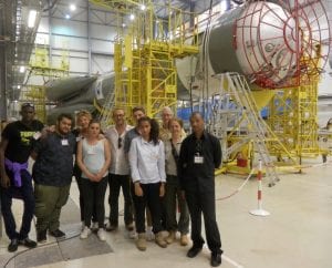 Les stagiaires des E2C au centre spatial guyanais