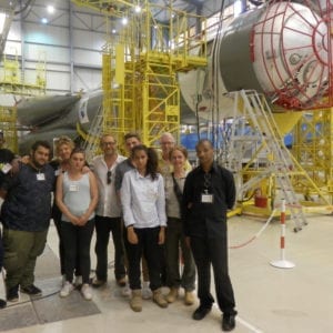 Les stagiaires des E2C au centre spatial guyanais