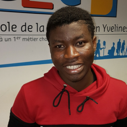 Soulaimane, stagiaire à l'E2C en Yvelines
