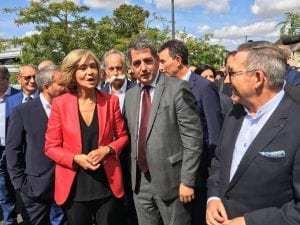 3 présidents de région et Alexandre Schajer à la foire de chalons 2018
