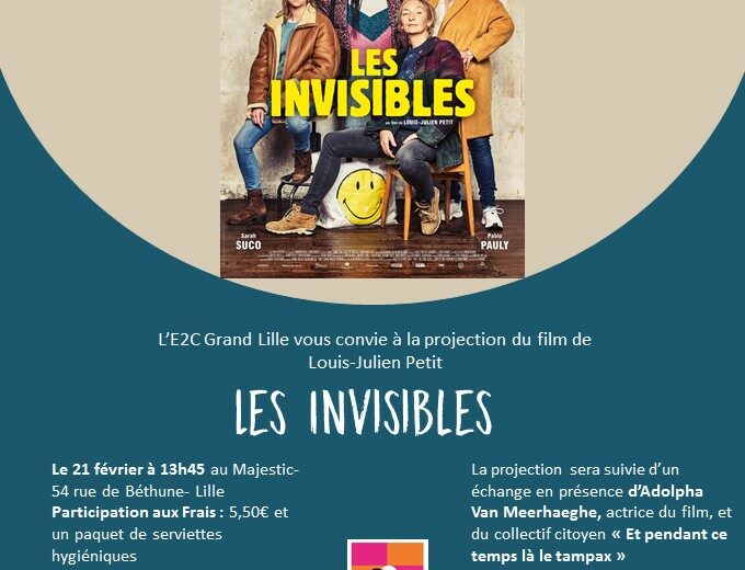 Projection “Les invisibles” par l’E2C Grand Lille