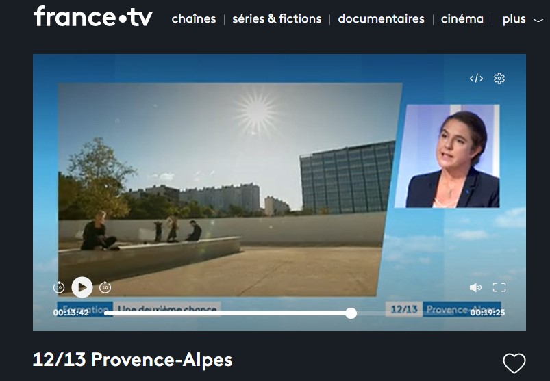 Reportage France 3 Provence à l'E2C - décembre 2020