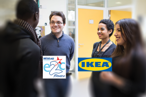 Logo Ouvrir des métiers variés aux jeunes sans qualification :  Ikea France s’associe au Réseau E2C France