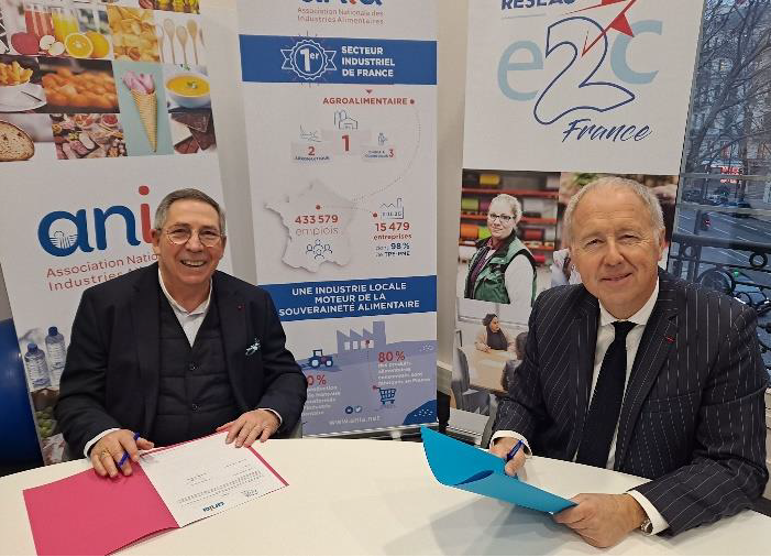 L’ANIA et le Réseau E2C France signent un partenariat en faveur de l’emploi  des jeunes sans qualification dans les industries alimentaires