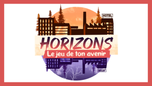 Logo « Horizons », le premier jeu vidéo pédagogique pour les jeunes éloignés de l’emploi