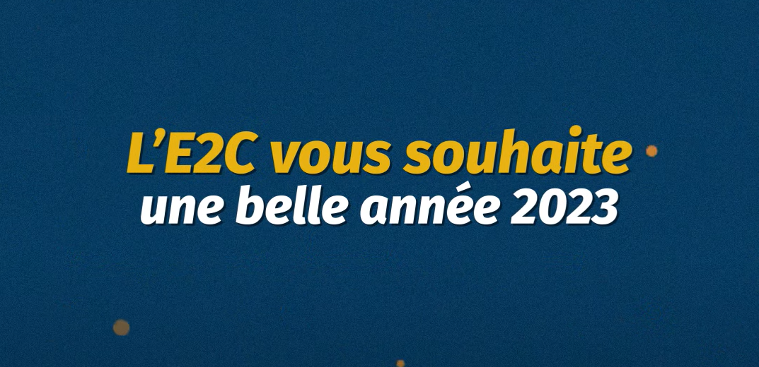 Le Réseau E2C France vous souhaite une bonne année 2023 !