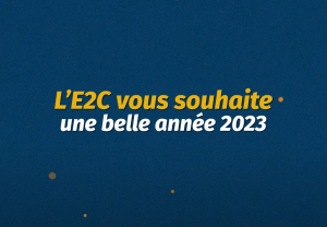 Logo Le Réseau E2C France vous souhaite une bonne année 2023 !